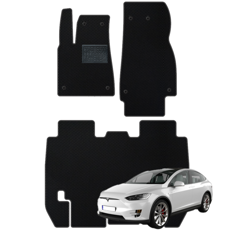 Tesla Model X 2015-2021 polimeriniai EVA kilimėliai