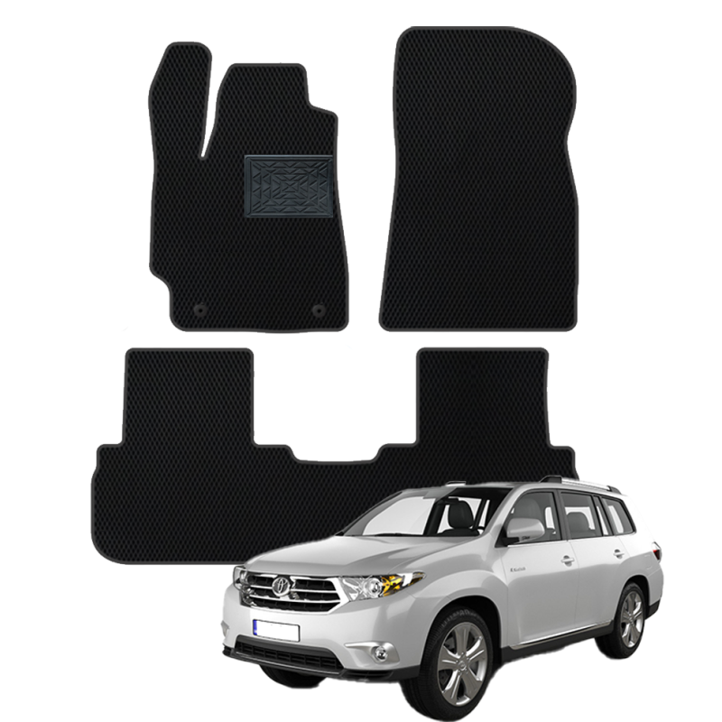 Toyota Highlander (XU40) 2008-2013 polimeriniai EVA kilimėliai
