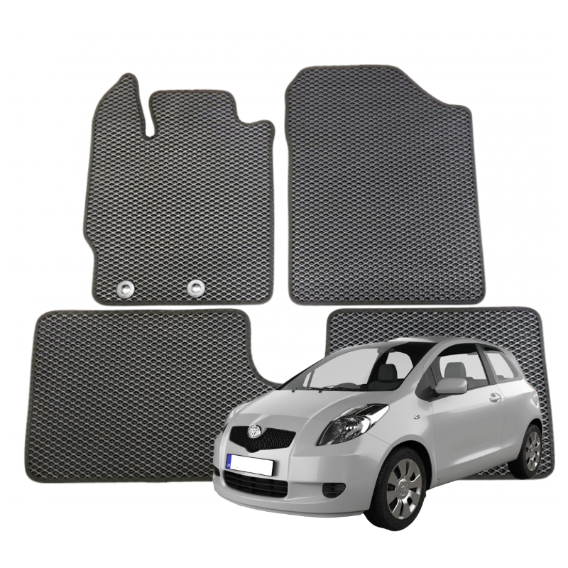 Toyota Yaris II XP 90 2005-2010 polimeriniai EVA kilimėliai