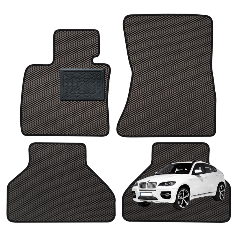 BMW Х6 (E71) 2008-2014 polimeriniai EVA kilimėliai