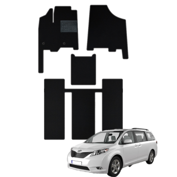 Toyota Sienna 2010-2020 polimeriniai EVA kilimėliai