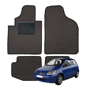 Toyota Yaris 1999-2005 (5 durų) polimeriniai EVA kilimėliai