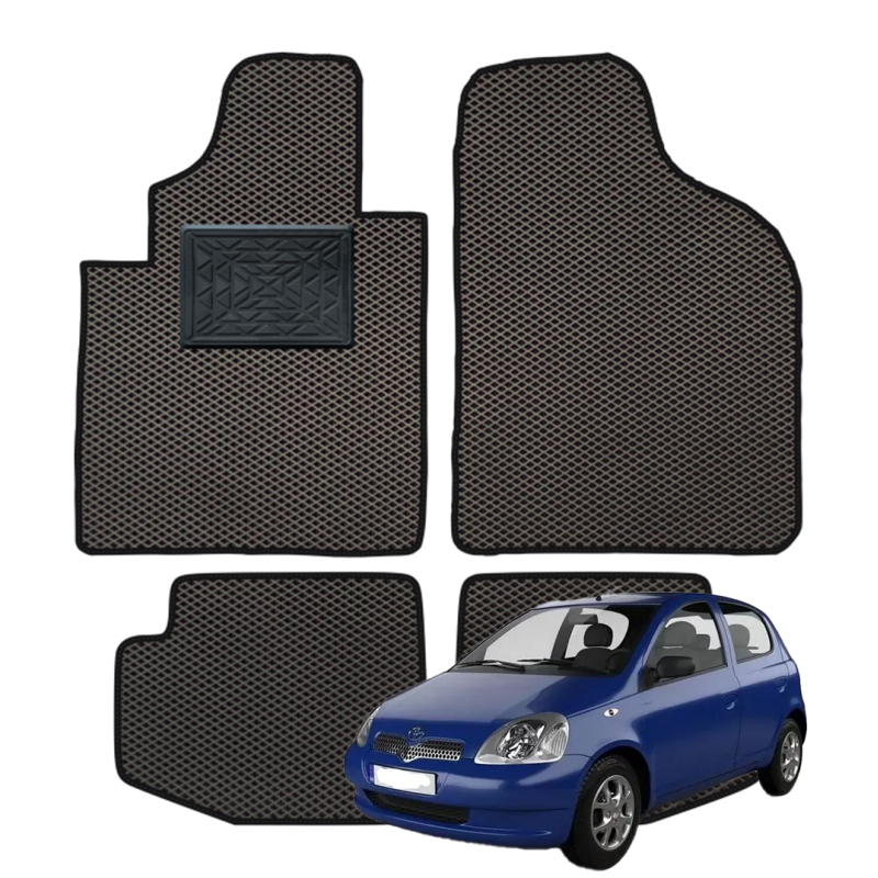 Toyota Yaris 1999-2005 (5 durų) polimeriniai EVA kilimėliai