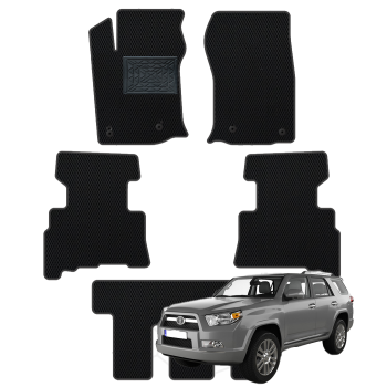 Toyota 4Runner 2014-2024 (7 vietų) polimeriniai EVA kilimėliai