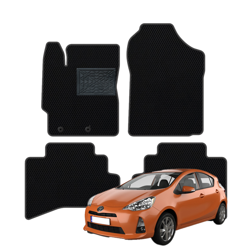 Toyota Prius C 2012-2019 polimeriniai EVA kilimėliai