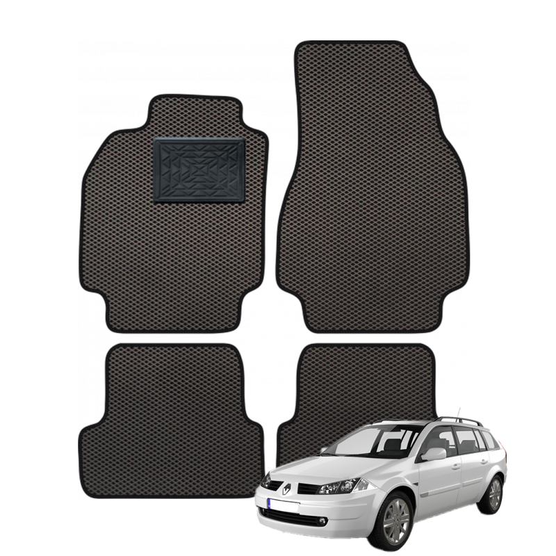 Renault Megane II 2002-2009 polimeriniai EVA kilimėliai