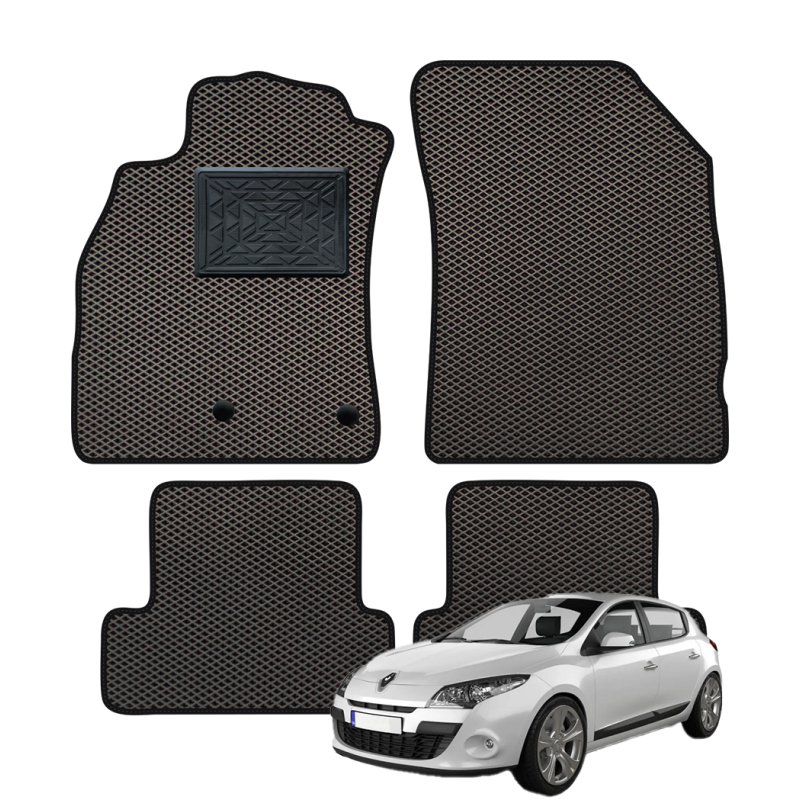 Renault Megane III Coupe/Hečbekas 2008-2015 polimeriniai EVA kilimėliaii