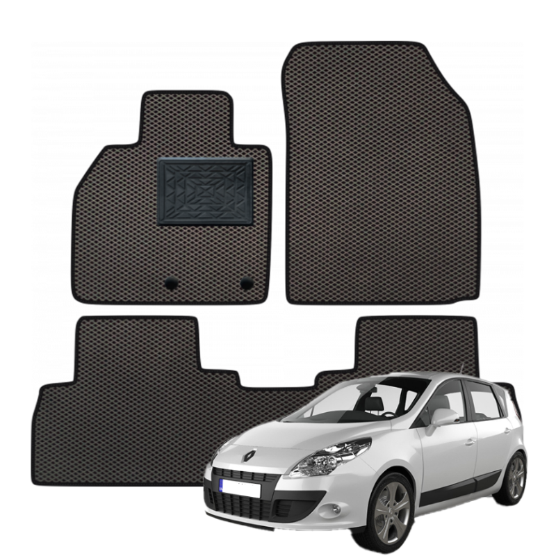 Renault Scenic III 2009-2016 polimeriniai EVA kilimėliai