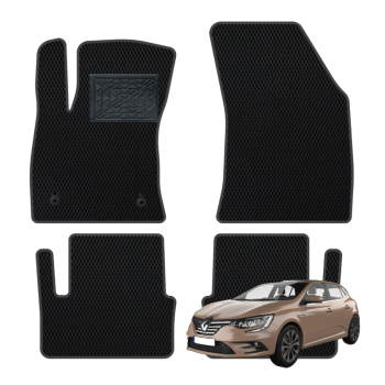 Renault Megane IV Hečbekas 2016-2024 polimeriniai EVA kilimėliai