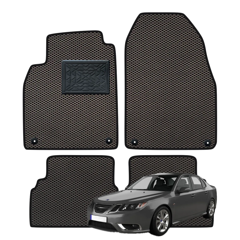 Saab 9-5 1997–2010 polimeriniai EVA kilimėliai