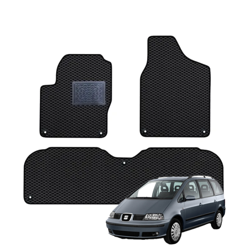 Seat Alhambra 1995-2010 polimeriniai EVA kilimėliai