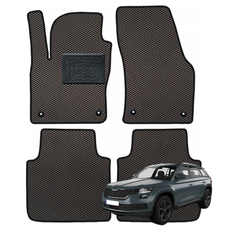 Skoda Karoq nuo 2017m. polimeriniai EVA kilimėliai