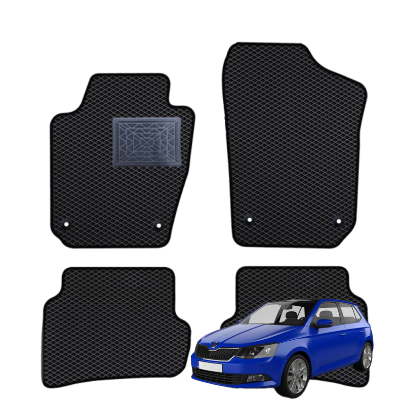 Skoda Fabia 2015-2021 polimeriniai EVA kilimėliai