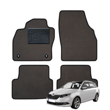 Skoda Fabia universalas nuo 2021m. polimeriniai EVA kilimėliai