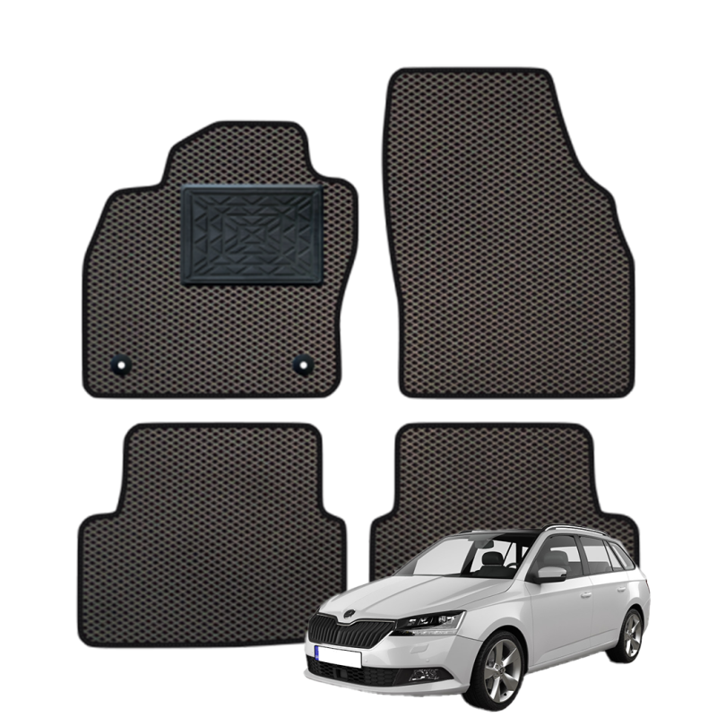 Skoda Fabia universalas nuo 2021m. polimeriniai EVA kilimėliai