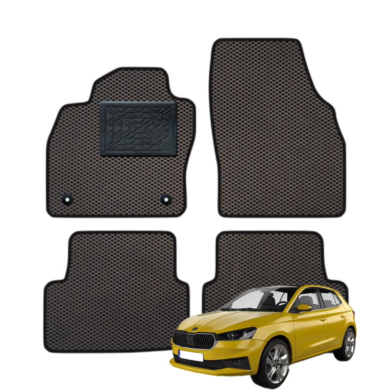 Skoda Fabia hečbekas nuo 2021m. polimeriniai EVA kilimėliai