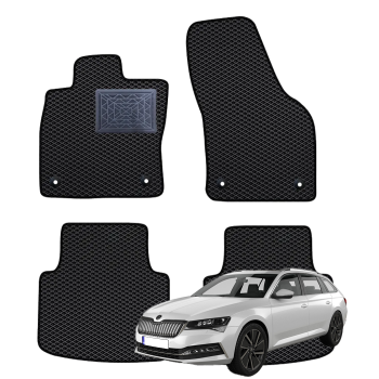 Skoda Superb III Universalas 2015-2023 polimeriniai EVA kilimėliai