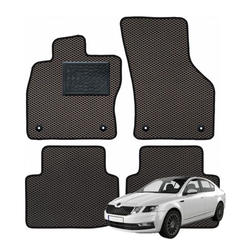 Skoda Octavia III Universalas 2013-2019 polimeriniai EVA kilimėliai