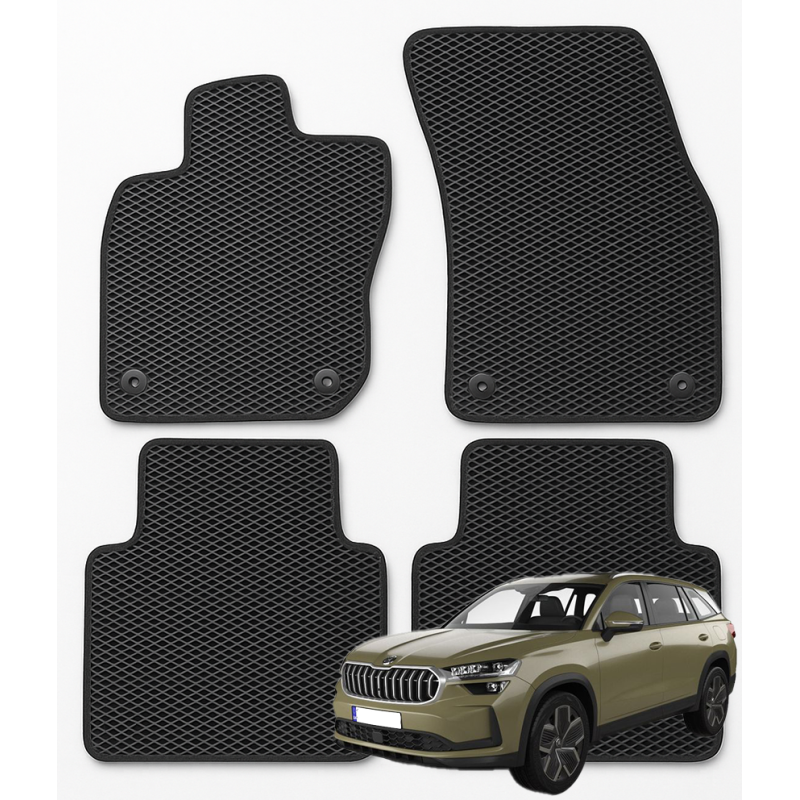 Skoda Kodiaq PLUG-IN Hybrid nuo 2024m. polimeriniai EVA kilimėliai