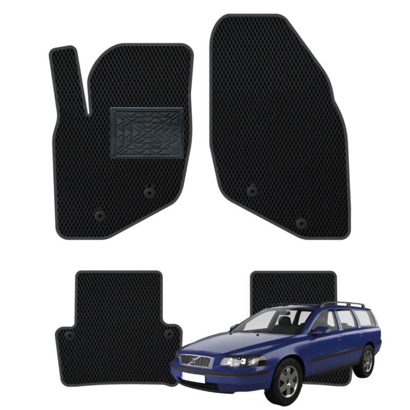 Volvo V70 2000-2007 polimeriniai EVA kilimėliai