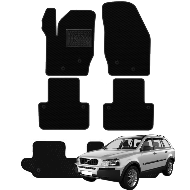 Volvo XC90 2002-2014 (7 vietų) polimeriniai EVA kilimėliai