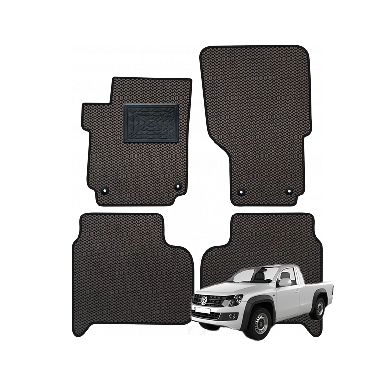 Volkswagen Amarok 2009-2018 polimeriniai EVA kilimėliai