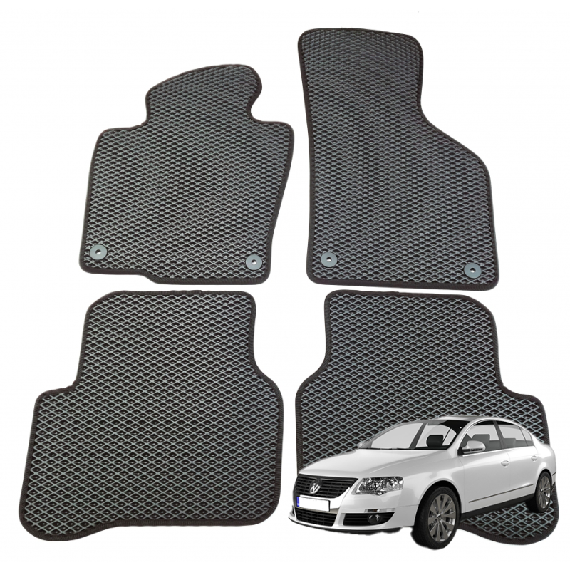 Volkswagen Passat (B6) Sedanas 2005-2010 polimeriniai EVA kilimėliai