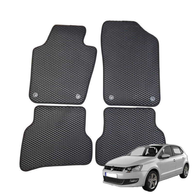 Volkswagen Polo 2009-2017 polimeriniai EVA kilimėliai