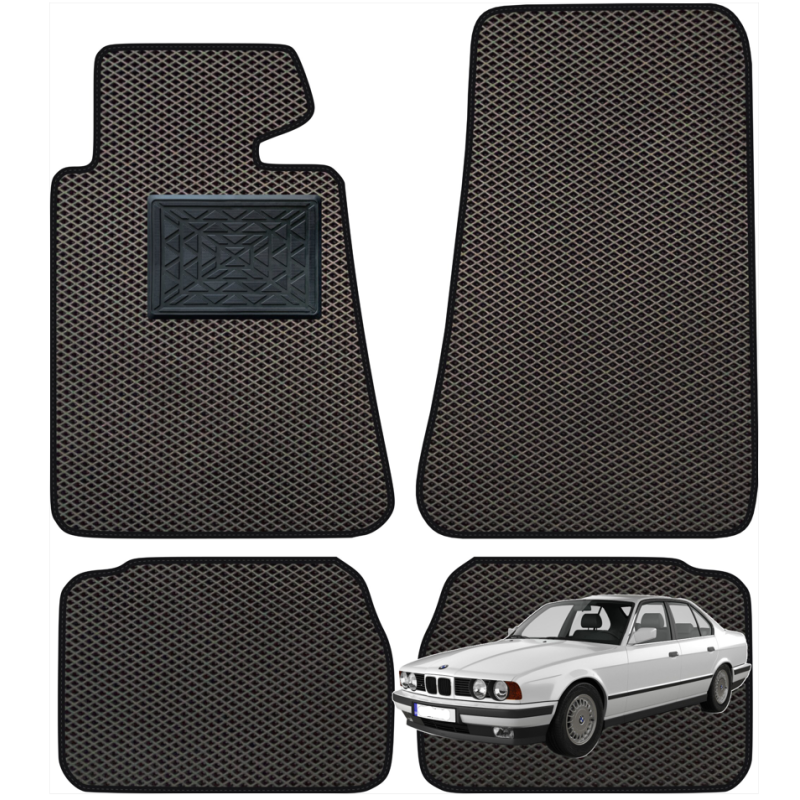 BMW 5 serija (Е34) 1988-1996 polimeriniai EVA kilimėliai