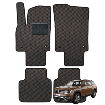 Volkswagen Teramont 2017-2025 polimeriniai EVA kilimėliai