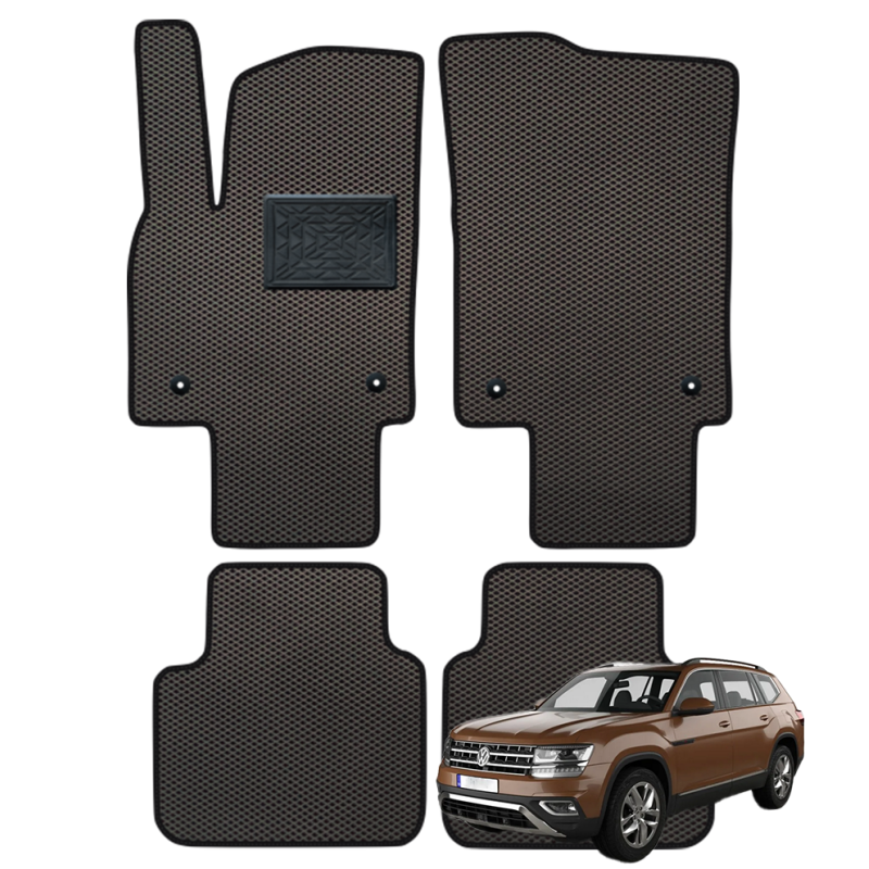 Volkswagen Teramont 2017-2025 polimeriniai EVA kilimėliai