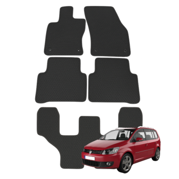 Volkswagen Touran nuo 2015m. (7 vietų) polimeriniai EVA kilimėliai