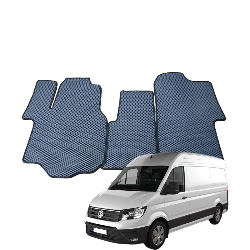 Volkswagen Crafter 2017-2024 priekiniai polimeriniai EVA kilimėliai