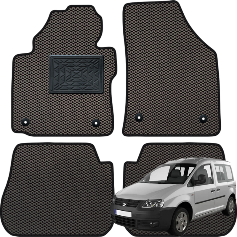 Volkswagen Caddy 2016-2020 polimeriniai EVA kilimėliai