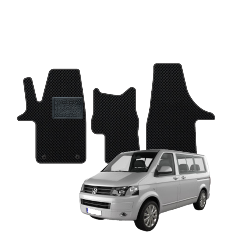 Volkswagen California (T5) 2003-2015 priekiniai polimeriniai EVA kilimėliai