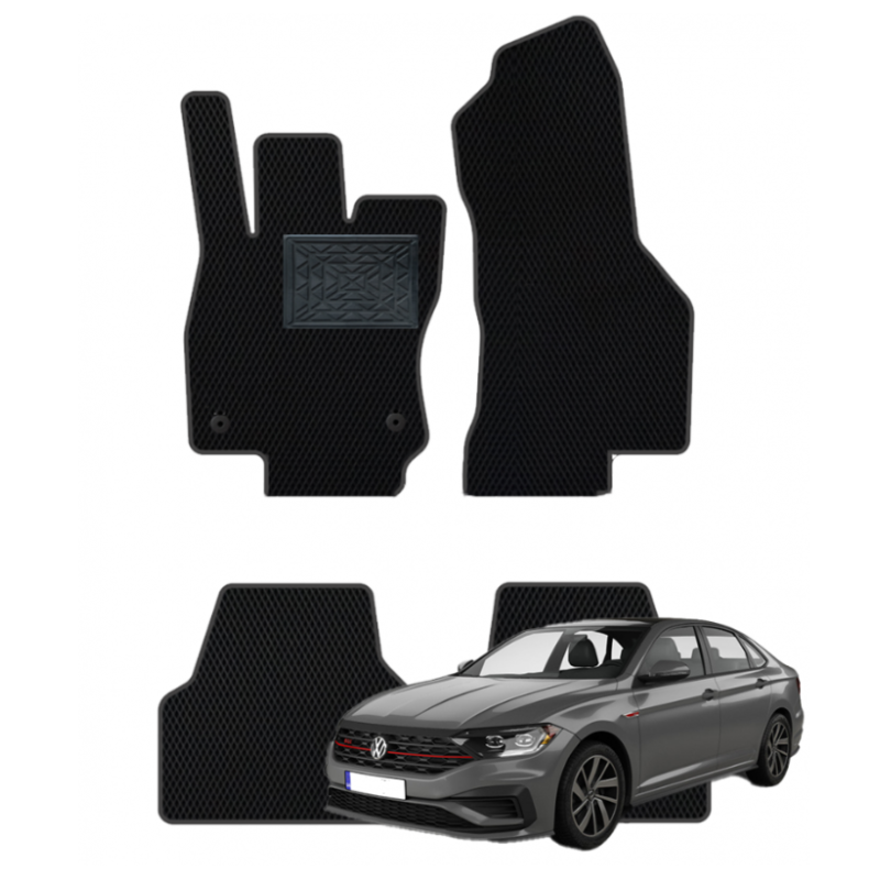 Volkswagen Jetta (USA Variantas) nuo 2018m. polimeriniai EVA kilimėliai