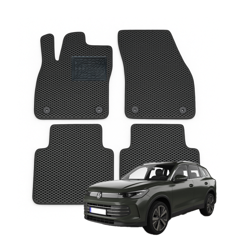 Volkswagen Tiguan nuo 2024m. polimeriniai EVA kilimėliai