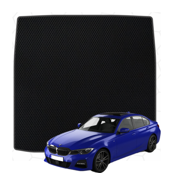 BMW 3 serija G20 nuo 2018m. polimerinis EVA bagažinės kilimėlis