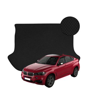BMW X6 (F16) 2015-2019 polimerinis EVA bagažinės kilimėlis