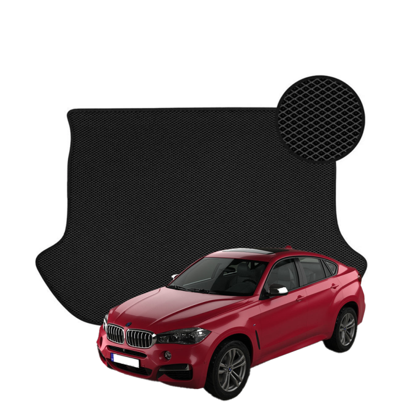 BMW X6 (F16) 2015-2019 polimerinis EVA bagažinės kilimėlis