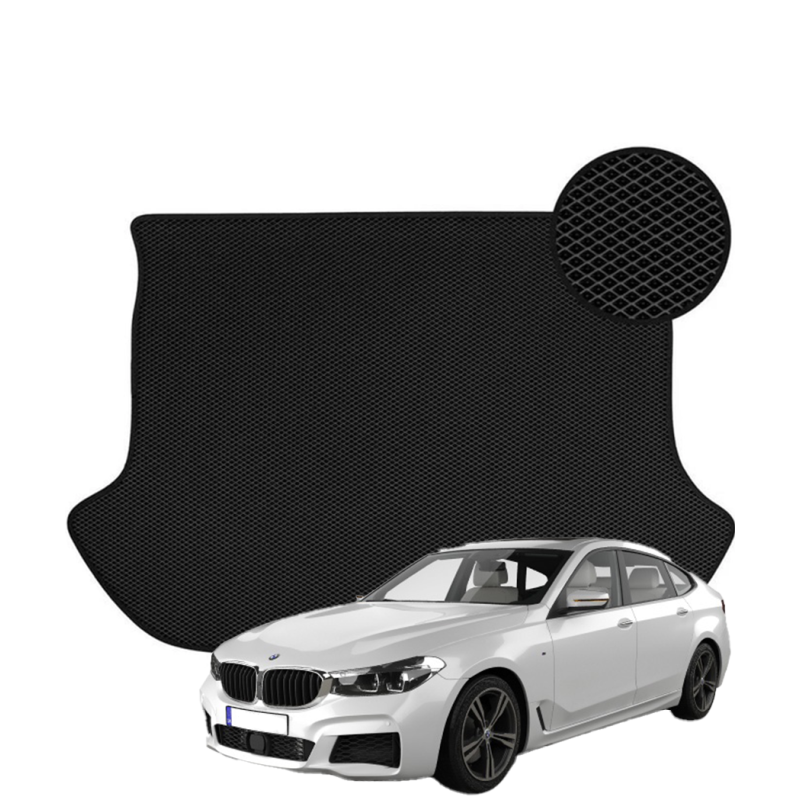 BMW 6 GT serija (G32) 2017-2023 polimerinis EVA bagažinės kilimėlis