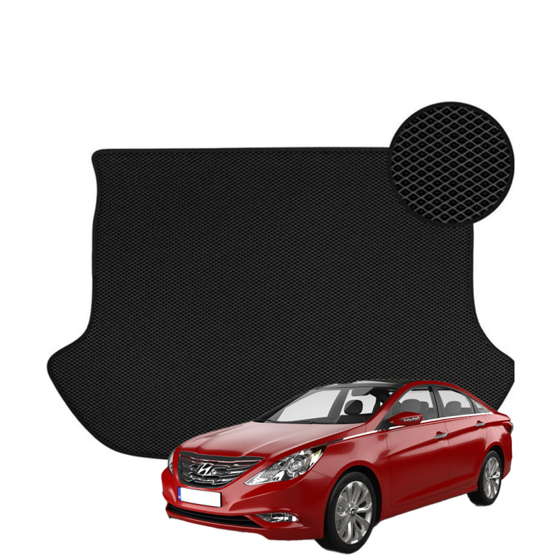 Hyundai Sonata 2009-2014 polimerinis EVA bagažinės kilimėlis