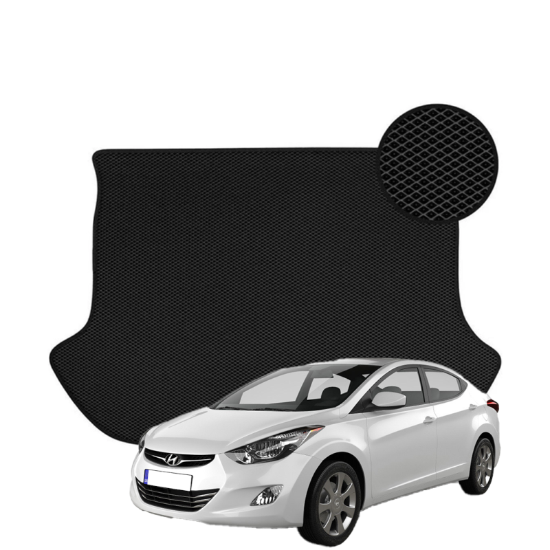 Hyundai Elantra 2007-2016 polimerinis EVA bagažinės kilimėlis