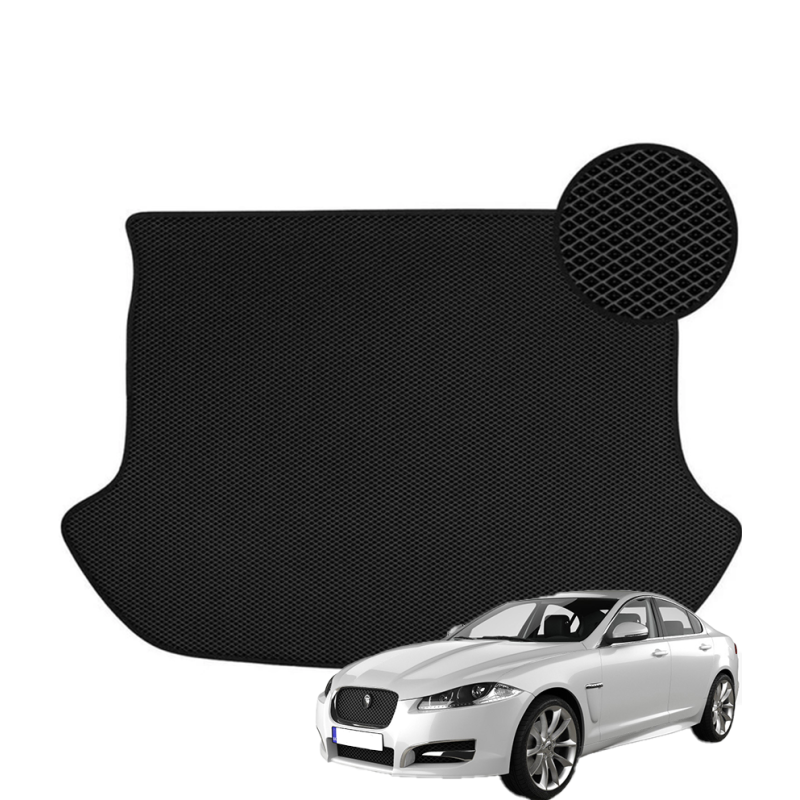 Jaguar XF Sedanas 2008-2015 polimerinis EVA bagažinės kilimėlis