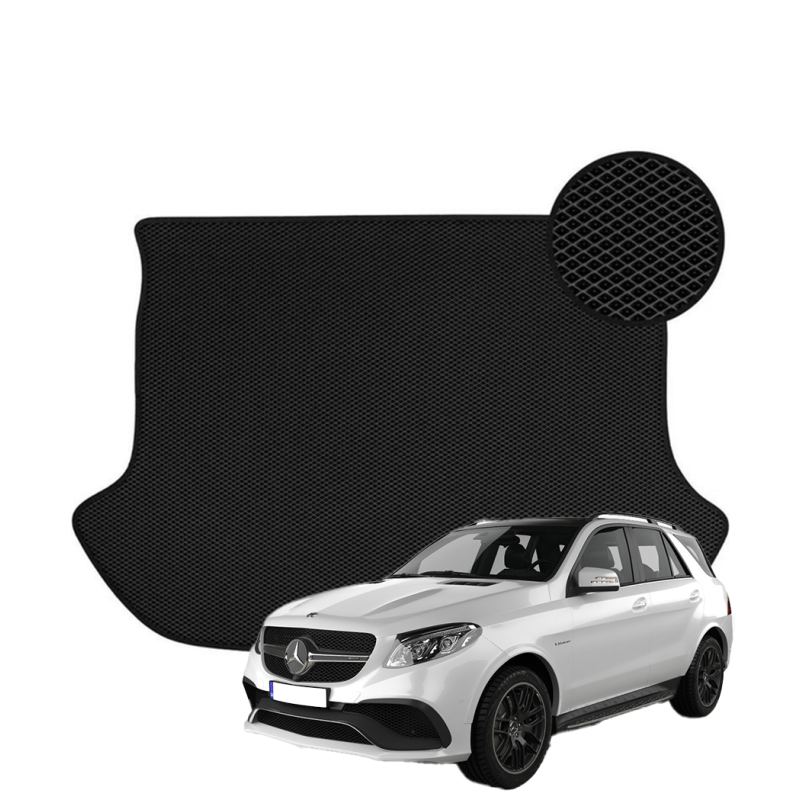 Mercedes-Benz GLE (W166) 2011-2019 polimerinis EVA bagažinės kilimėlis