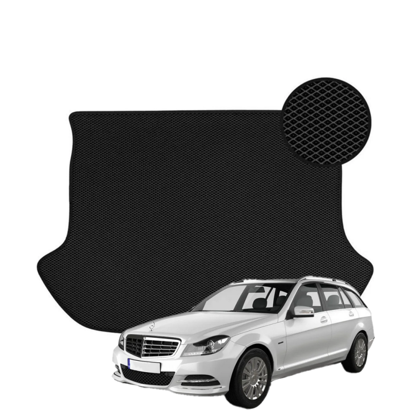 Mercedes-Benz C-Class (S205) Universalas 2014–2021 polimerinis EVA bagažinės kilimėlis