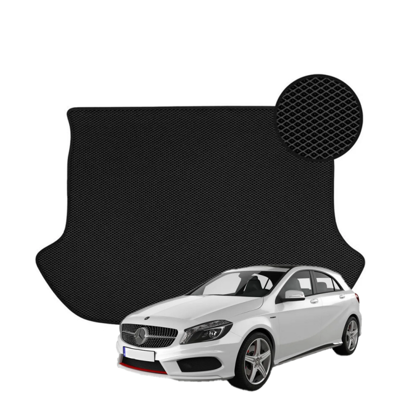 Mercedes-Benz A-class (W176) 2012-2018 polimerinis EVA bagažinės kilimėlis