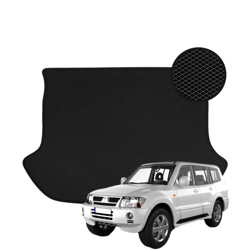 Mitsubishi Pajero IV 2006-2021 polimerinis EVA bagažinės kilimėlis