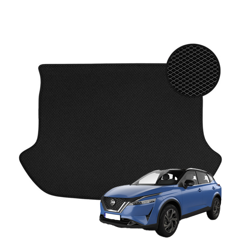 Nissan Qashqai III Mild Hybrid (MHEV) nuo 2021m. polimerinis EVA bagažinės kilimėlis