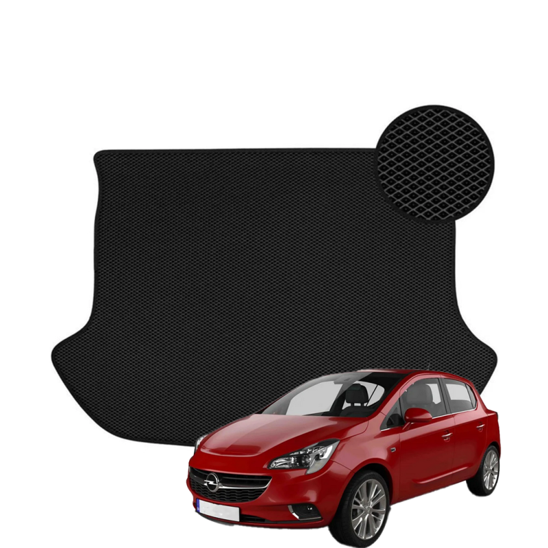 Opel Corsa E 2014-2019 polimerinis EVA bagažinės kilimėlis